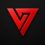 Red 3D IV7 gaming logo with glossy finish on a black background